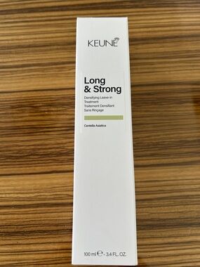 Keunne Long & Strong Densifying Leave-in Treatment - Unoped new in box